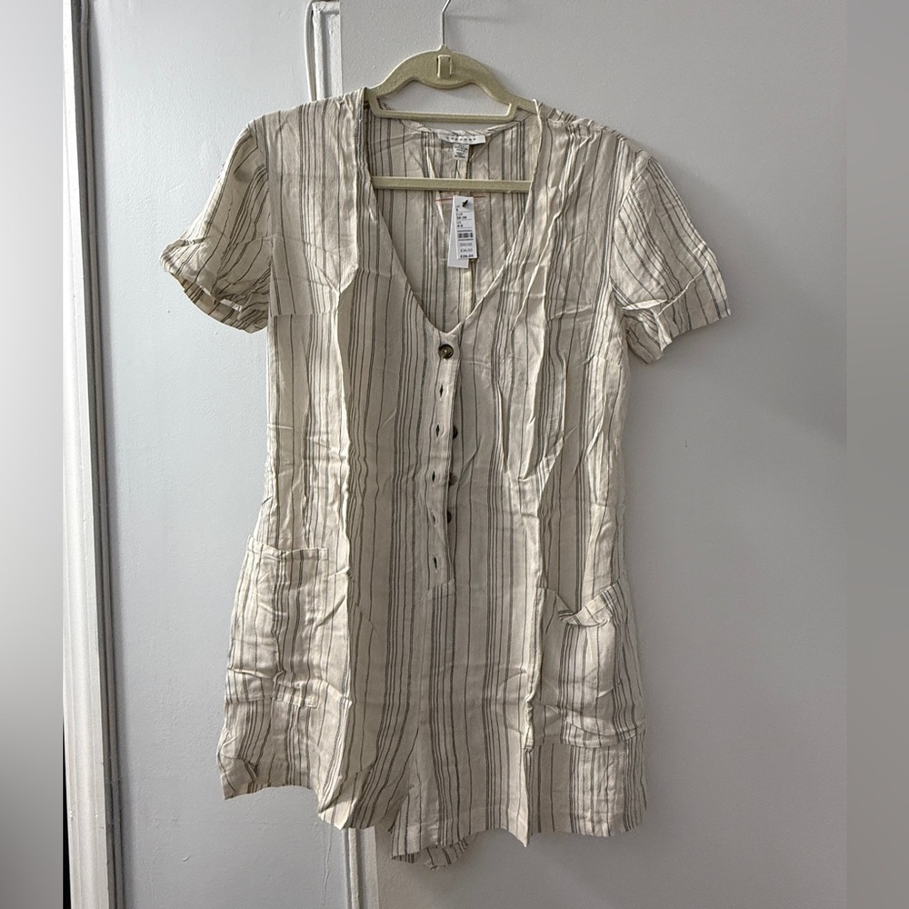 Topshop Stripe Romper